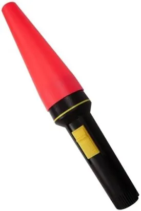 2D Light Signal Wand Flashlight Safety Cone - Black