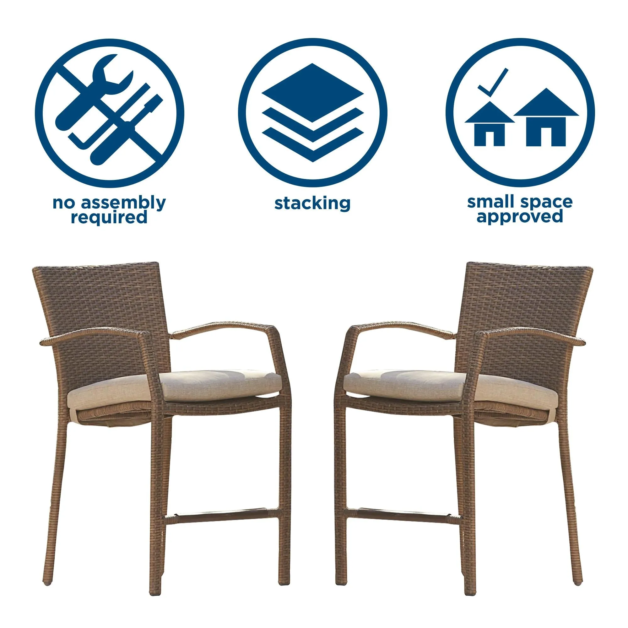 3 Piece High Top Bistro Set