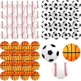 60 Pcs Sport Themed Table Tennis Balls 40mm Plastic Balls Beer Balls Bulk Balls Washable Game Balls for Carnival Pool Games, Pet Toy, Handicrafts, Party Decoration