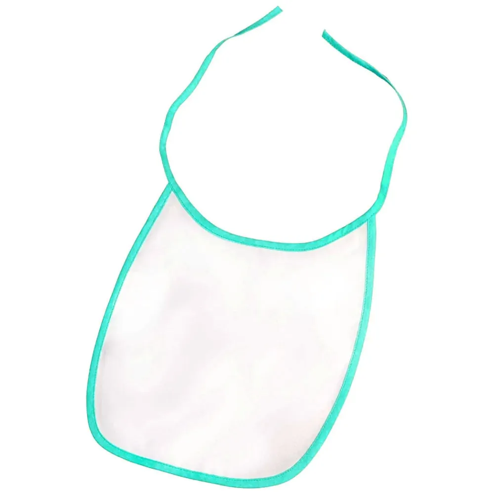 Baby Bib - 100% Polyester - Teal