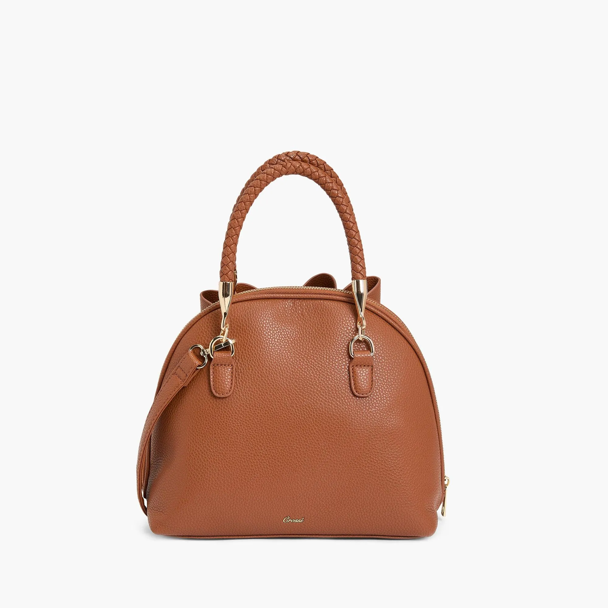 Bea Braided Top Handle Crossbody Bag