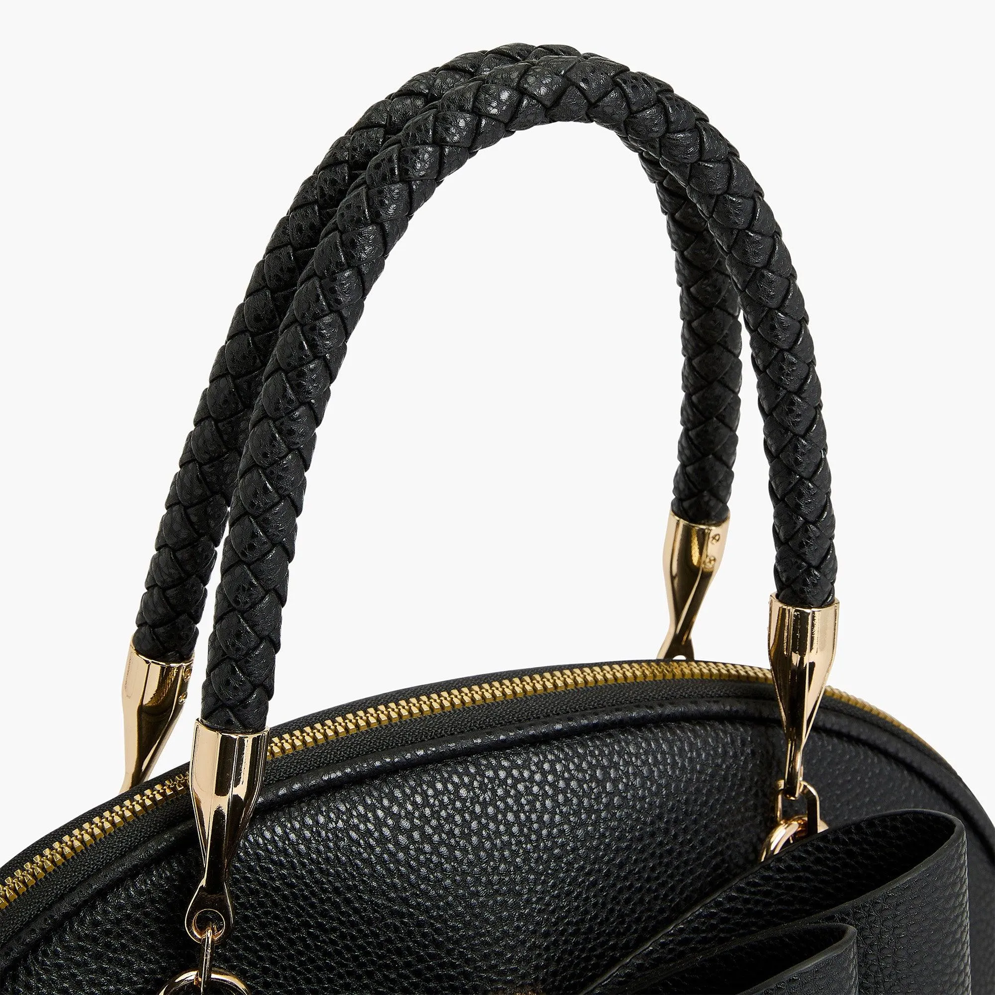 Bea Braided Top Handle Crossbody Bag