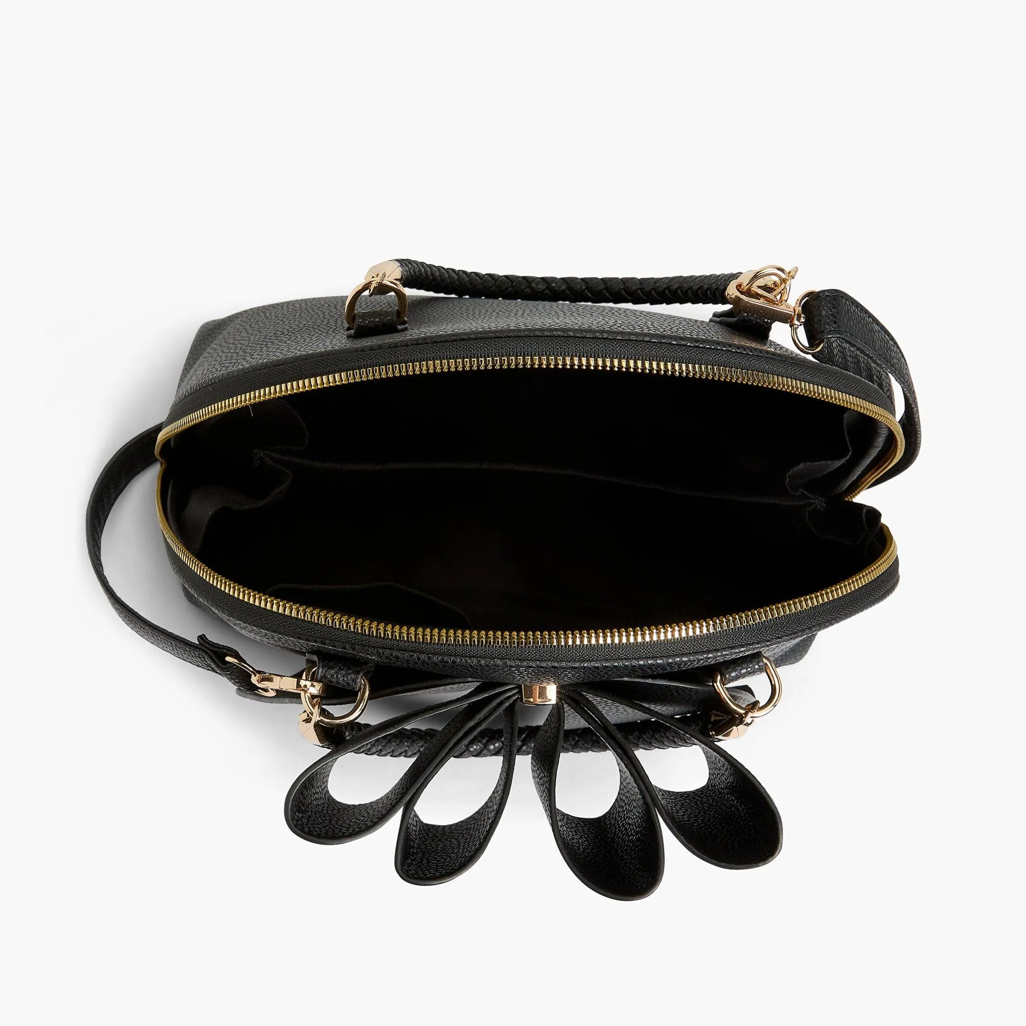 Bea Braided Top Handle Crossbody Bag
