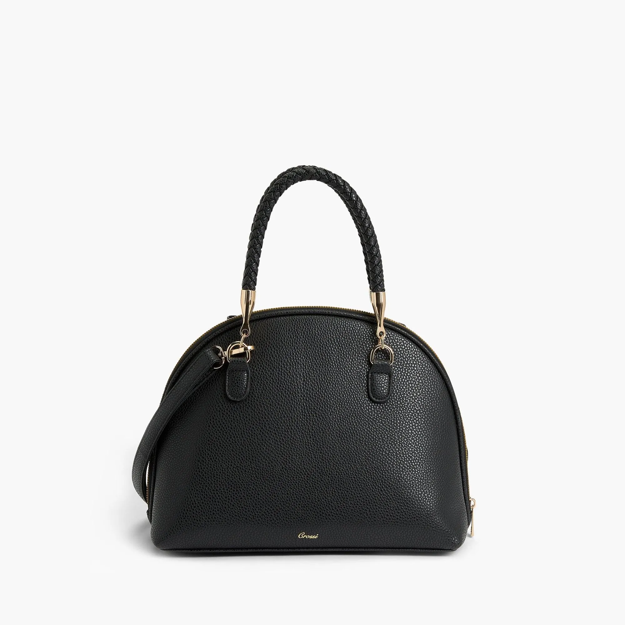 Bea Braided Top Handle Crossbody Bag