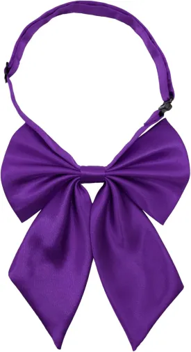 Bow Tie for Women Pre-tied Floppy Womens Tie Solid Color Women's Bowknot Bow Tie for Uniform Cosplay Party