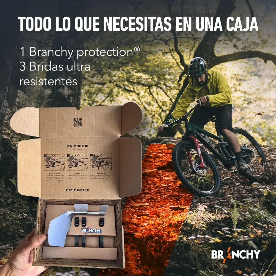 Branchy Protection, Universal Rear Bike Shift Protector | Recommended for MTB, Ebike, Enduro, DH, Gravel