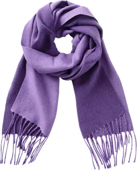 CALVIN & OLIVIA Ultra-Soft Winter Cashmere Feel Scarf Warm Long Unisex Winter Scarves Perfect Holiday Gift for Women Men Amazing Two Tone Purple Lavender