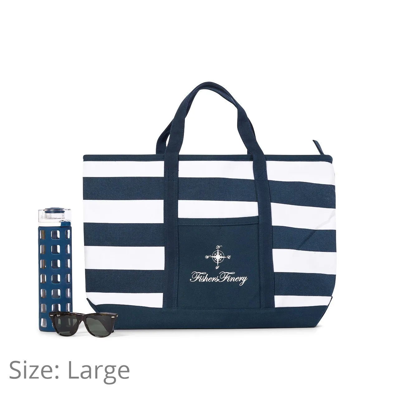Canvas Travel Tote with Zipper Closure