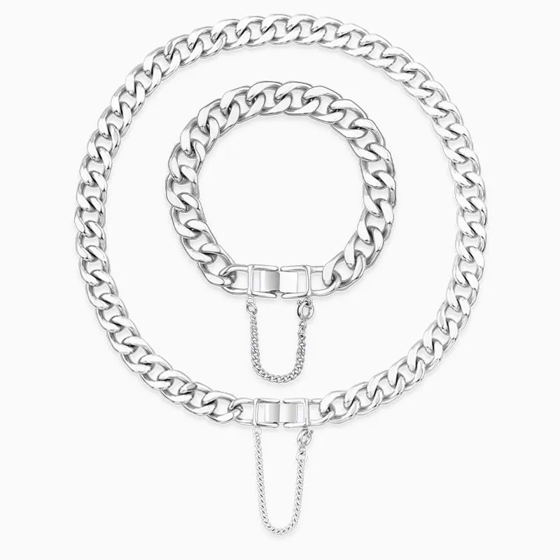 Contemporary Buckle Jewelry Set
