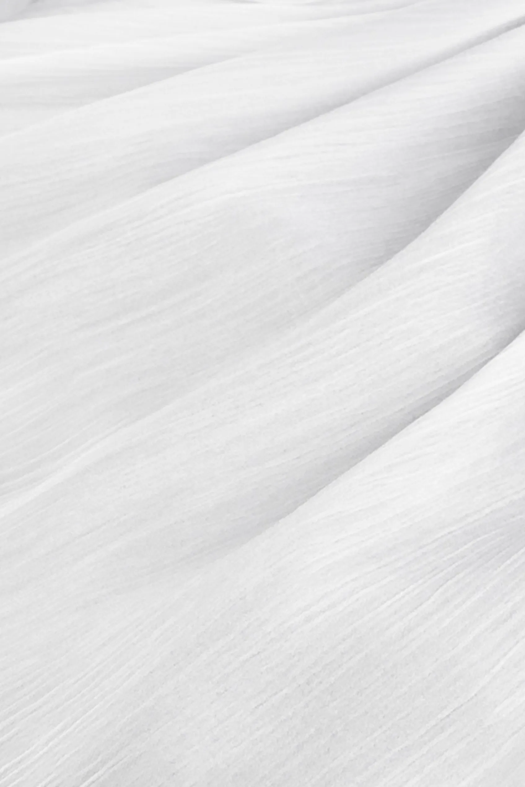 Crinkle Silk Satin Hijab- Off White