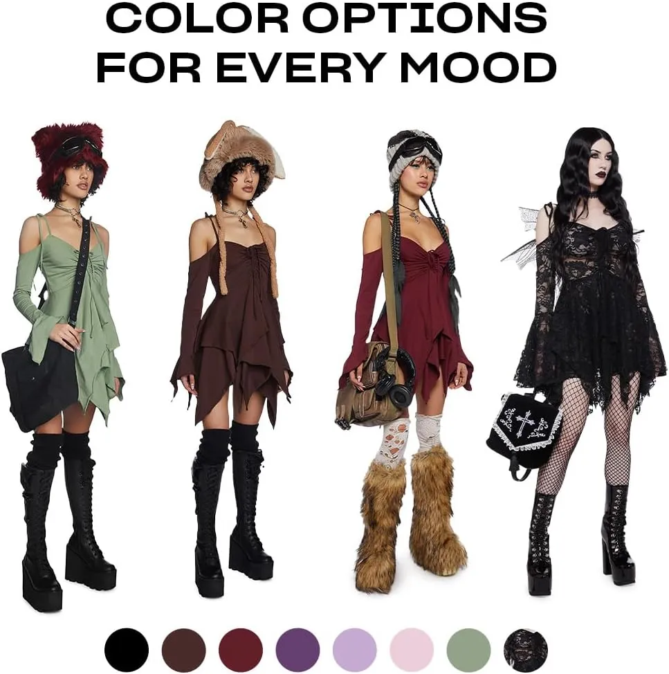 Dolls Kill F is for Fairies Handkerchief Dress by Current Mood Perfect for Fairycore Fashion