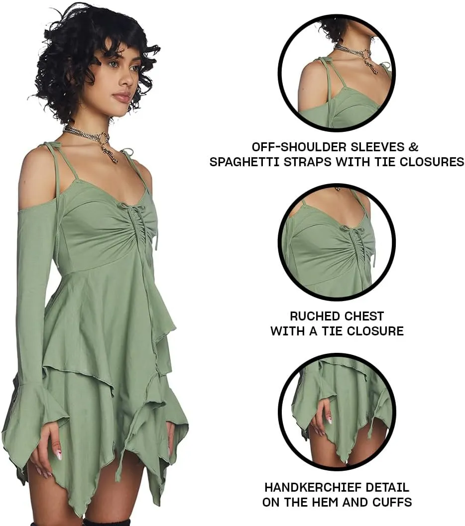 Dolls Kill F is for Fairies Handkerchief Dress by Current Mood Perfect for Fairycore Fashion