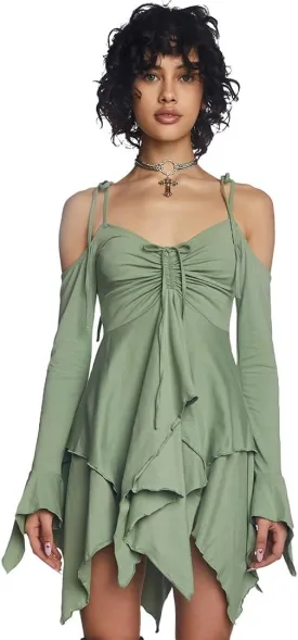 Dolls Kill F is for Fairies Handkerchief Dress by Current Mood Perfect for Fairycore Fashion