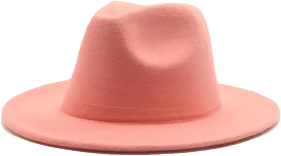 Fedora Hat Women Hat Formal Wedding Decorate Panama Cap Men Sombrero Hombre Peach pnnrk 60-62cm(XL)