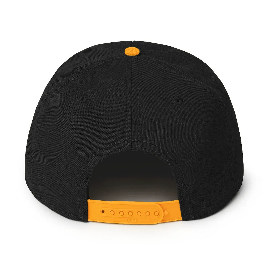 Go Outside Van & Moon Snapback Hat