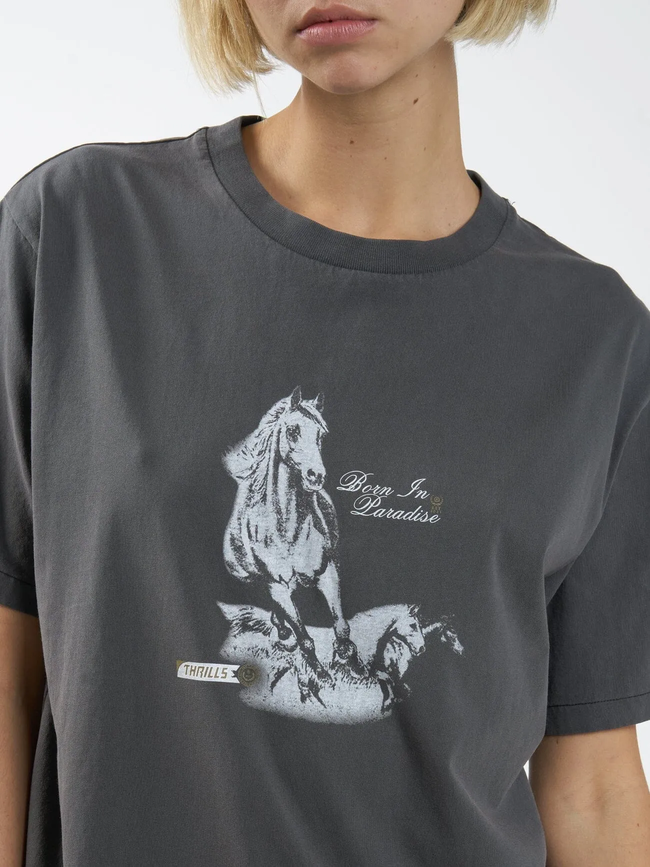 Hell Raising Bronco Merch Tee - Merch Black
