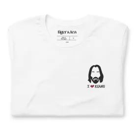 I heart Keanu Embroidered Unisex T-Shirt