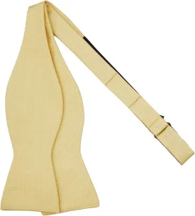 Jacob Alexander Men's Woven Subtle Mini Squares Adjustable Self-Tie Bow Tie