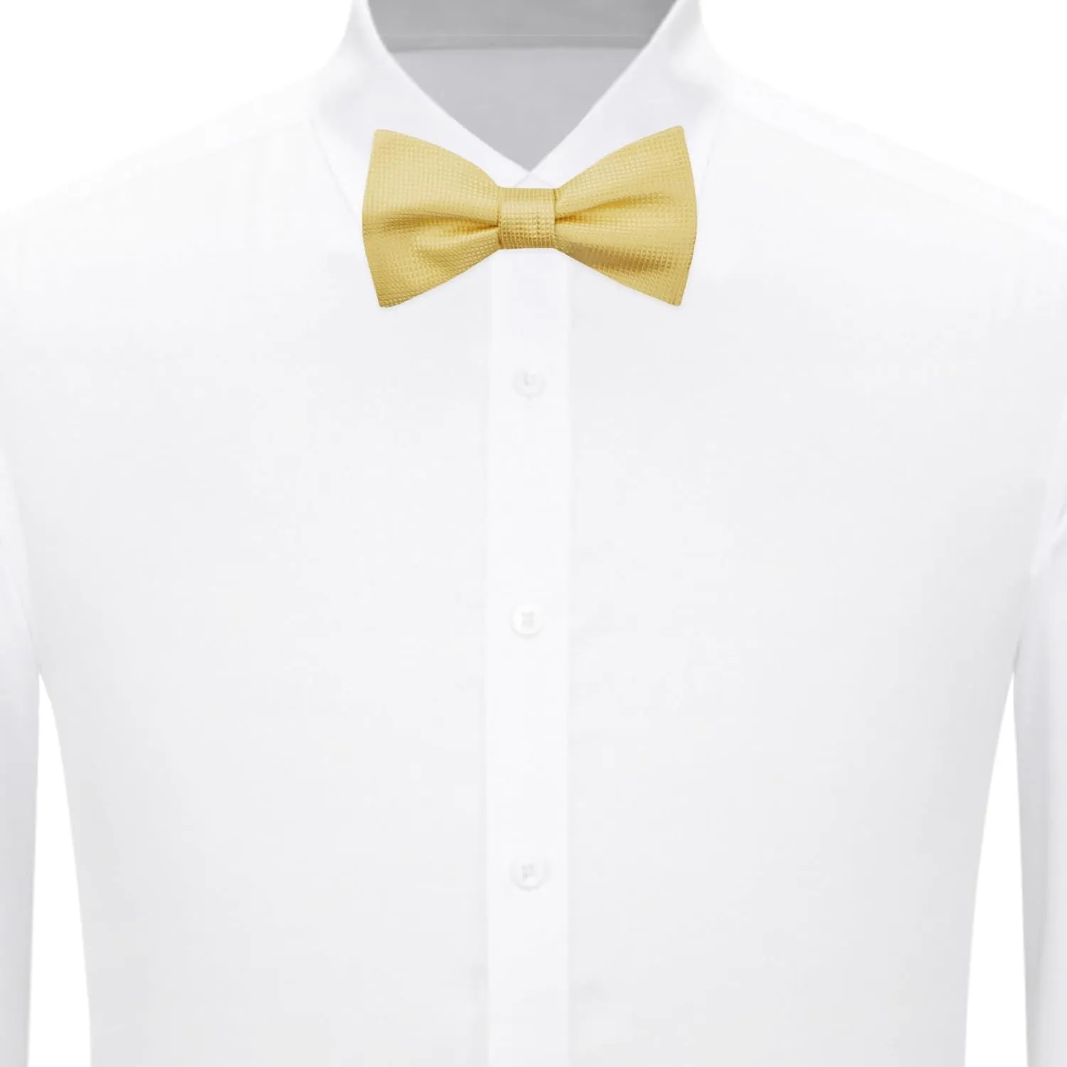 Jacob Alexander Men's Woven Subtle Mini Squares Adjustable Self-Tie Bow Tie