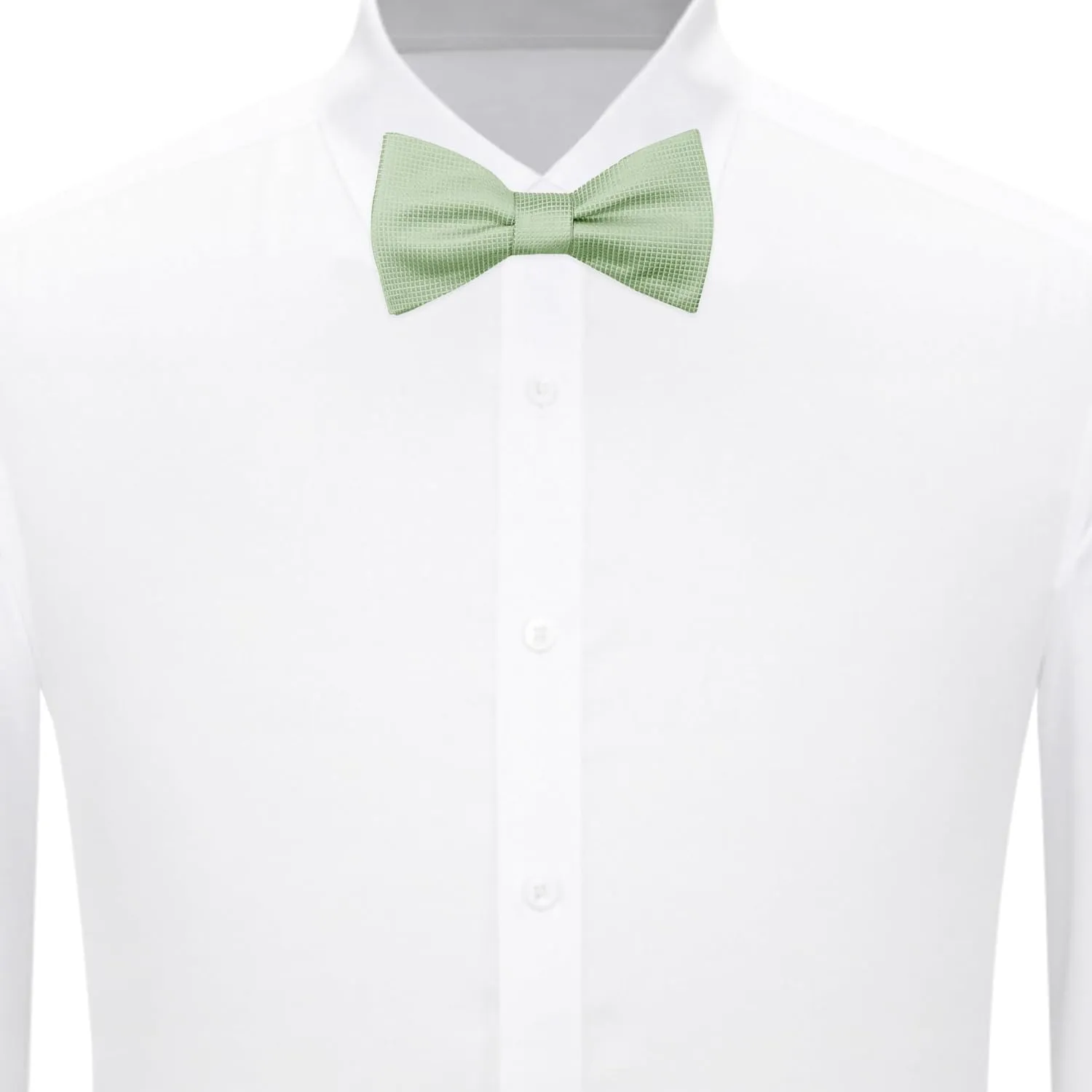 Jacob Alexander Men's Woven Subtle Mini Squares Adjustable Self-Tie Bow Tie