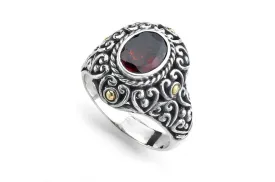 Justina Ring- Garnet