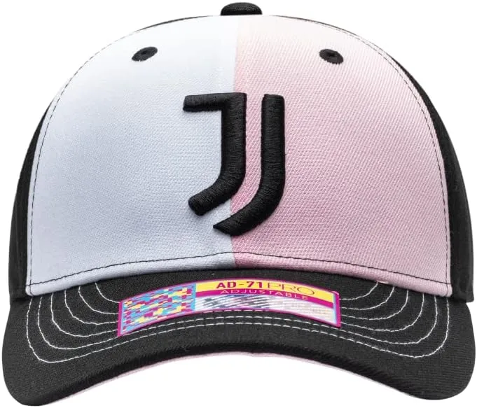 Juventus 'Marina' Adjustable Slider Buckle Soccer Hat/Cap | Multicoloured