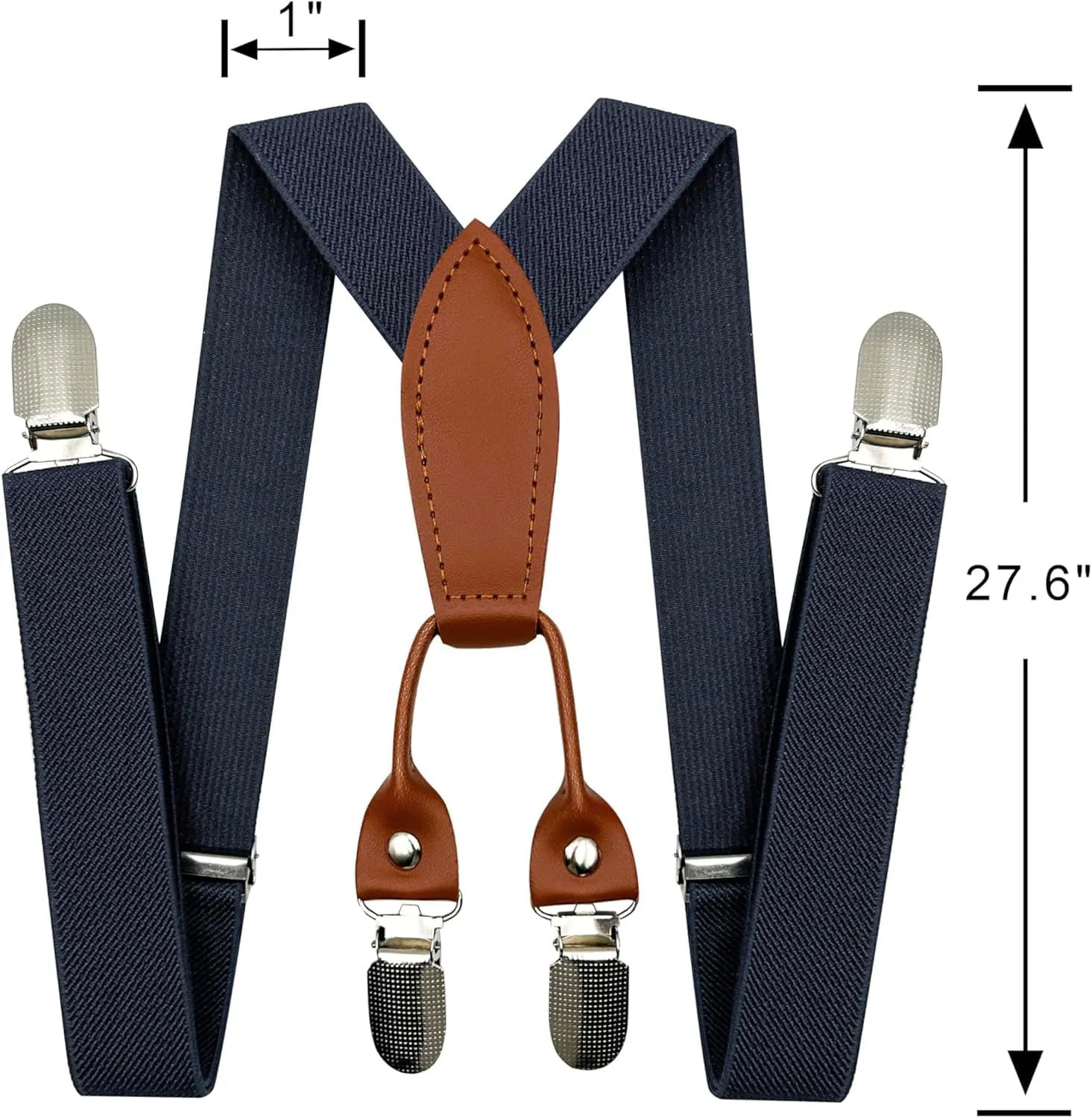 Kids Suspenders Adjustable Suspenders Set With Bow Ties for Boys and Girls