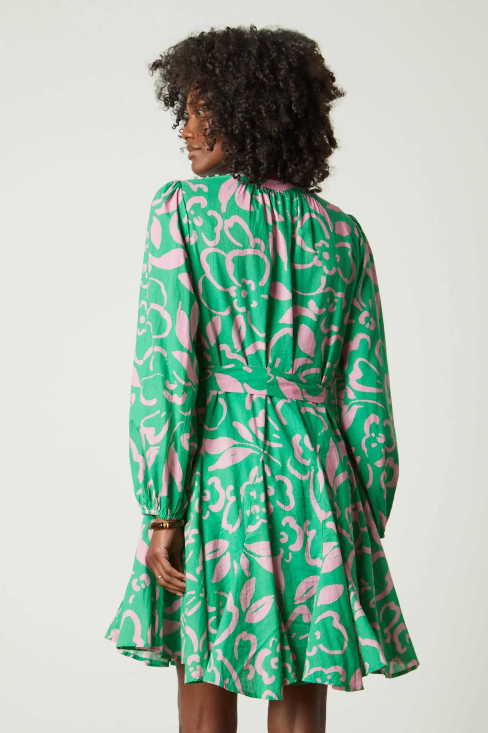 Kiki Printed Cotton Dress
