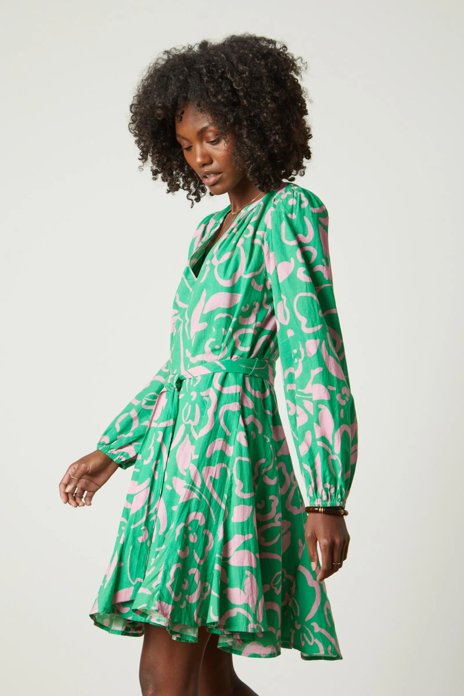 Kiki Printed Cotton Dress