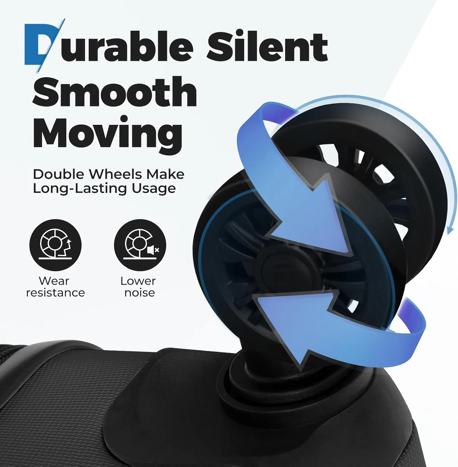 Krute Suitcases with Wheels, 24 Inch Checked Luggage with Spinner Wheels, Lightweight PC ABS TSA Lock Hard Shell Luggage Unique Patterns??Black??