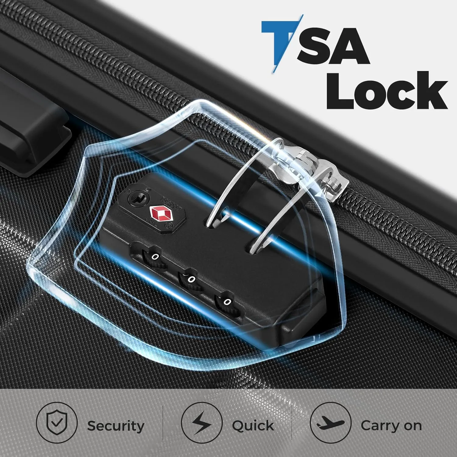 Krute Suitcases with Wheels, 24 Inch Checked Luggage with Spinner Wheels, Lightweight PC ABS TSA Lock Hard Shell Luggage Unique Patterns??Black??