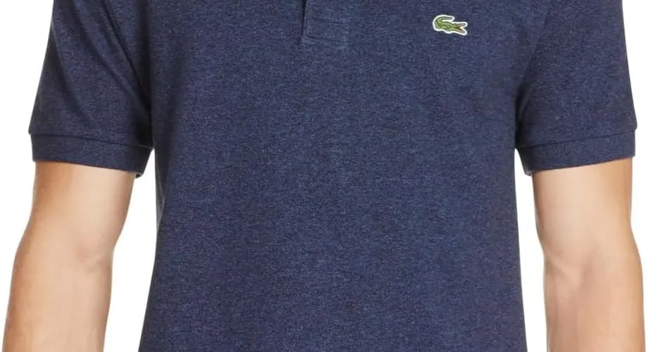 Lacoste Men's Short Sleeve Pima Jersey Interlock Regular Fit Polo Shirt