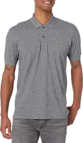 Lacoste Men's Short Sleeve Pima Jersey Interlock Regular Fit Polo Shirt