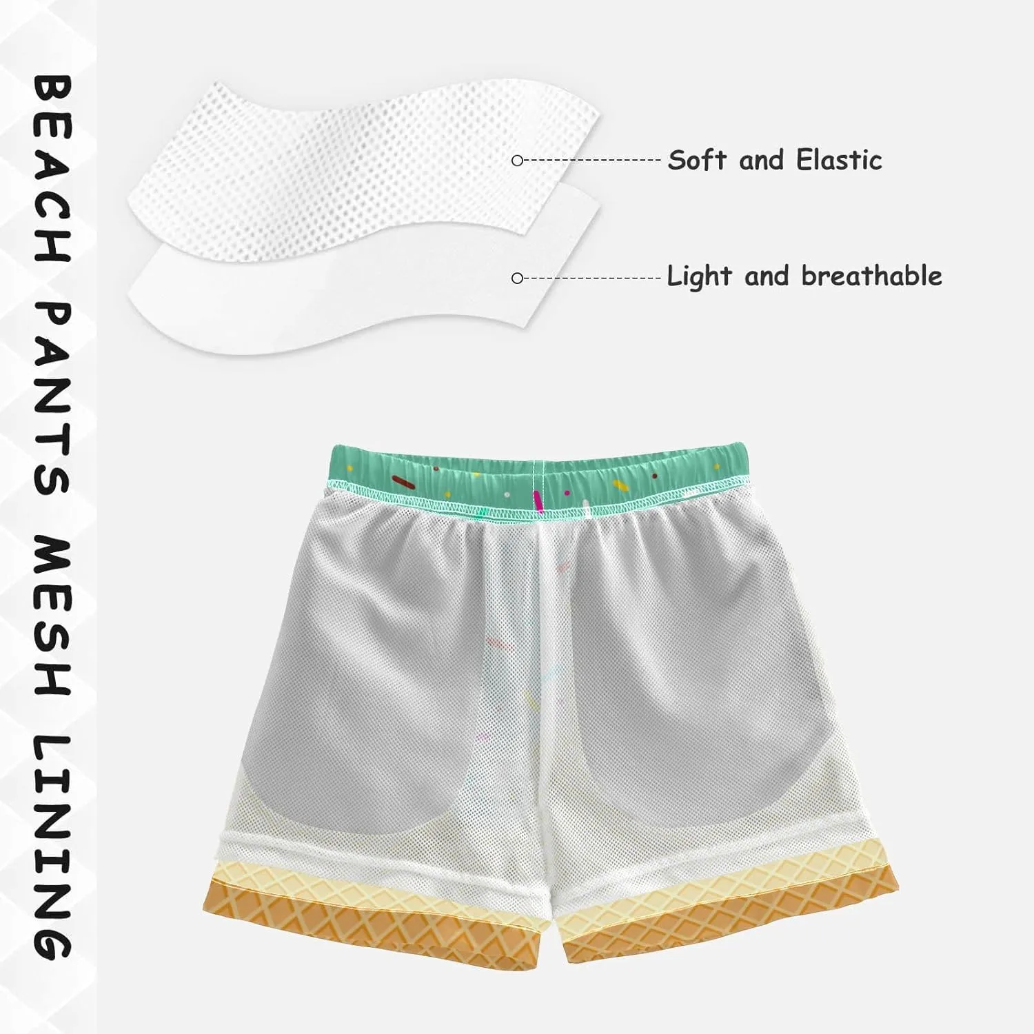 Little Boy Swim Trunks Quick Dry Swimsuit Bathing Suits Beach Board Shorts with Mesh Lining 2-12Years