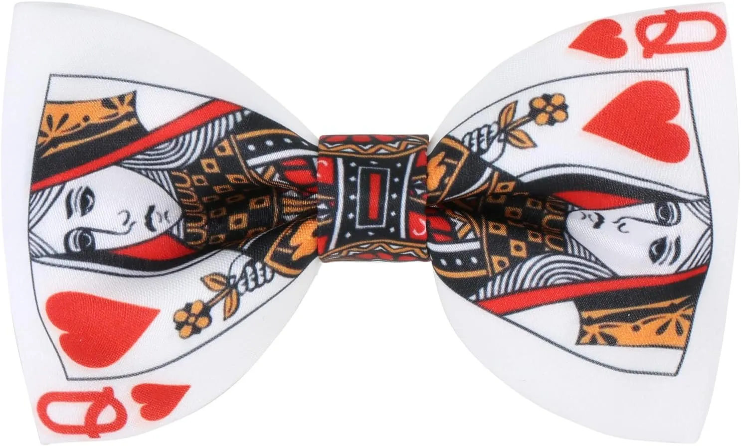 Men's Poker Bow Tie Satin Silk Pre-tied Solid Bow Ties for Men with Gift Box