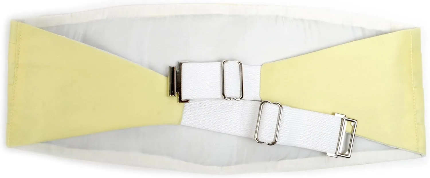 Men's Poly Satin Bowtie and Cummerbund Set
