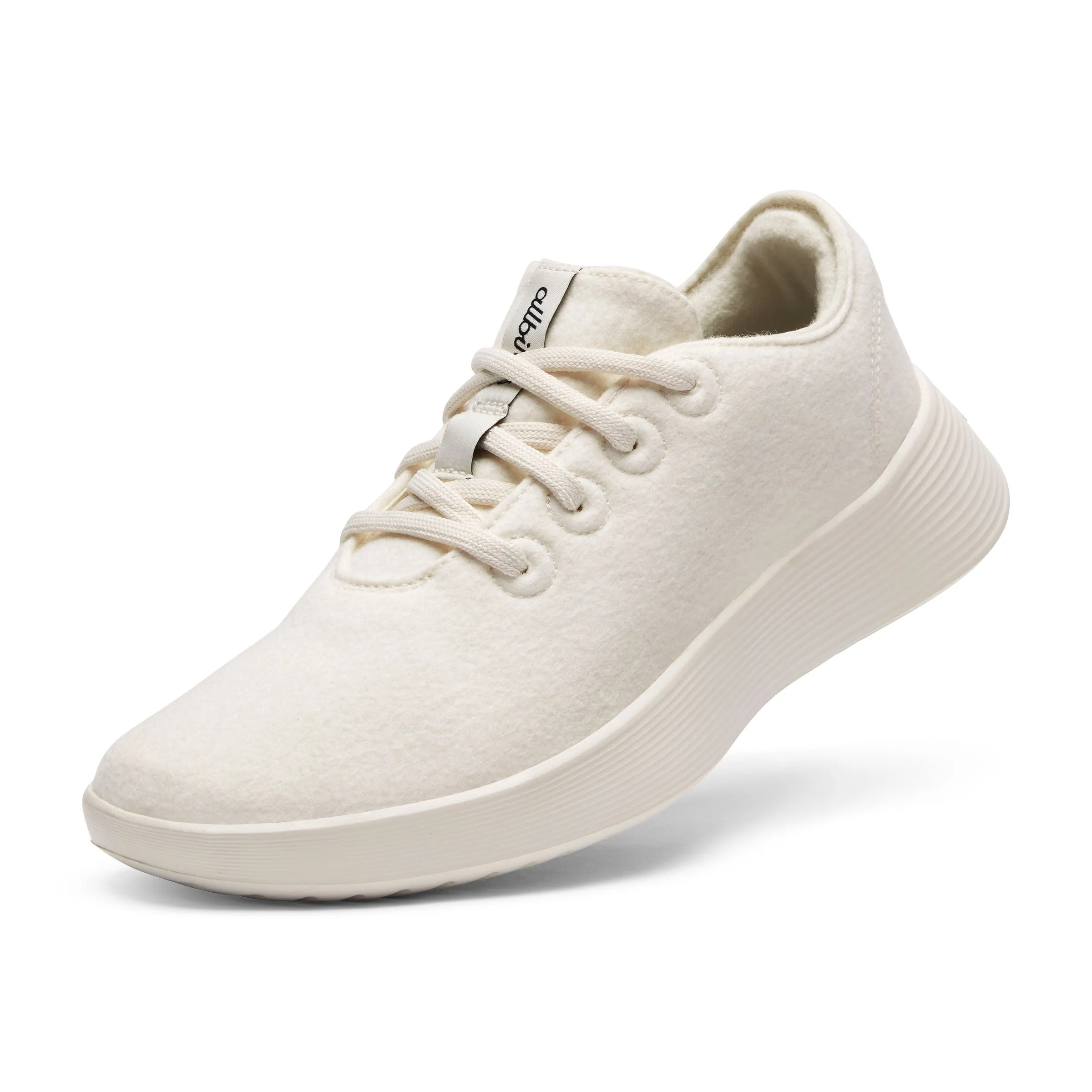 Men's Wool Runner Go - Natural White (Natural White Sole)