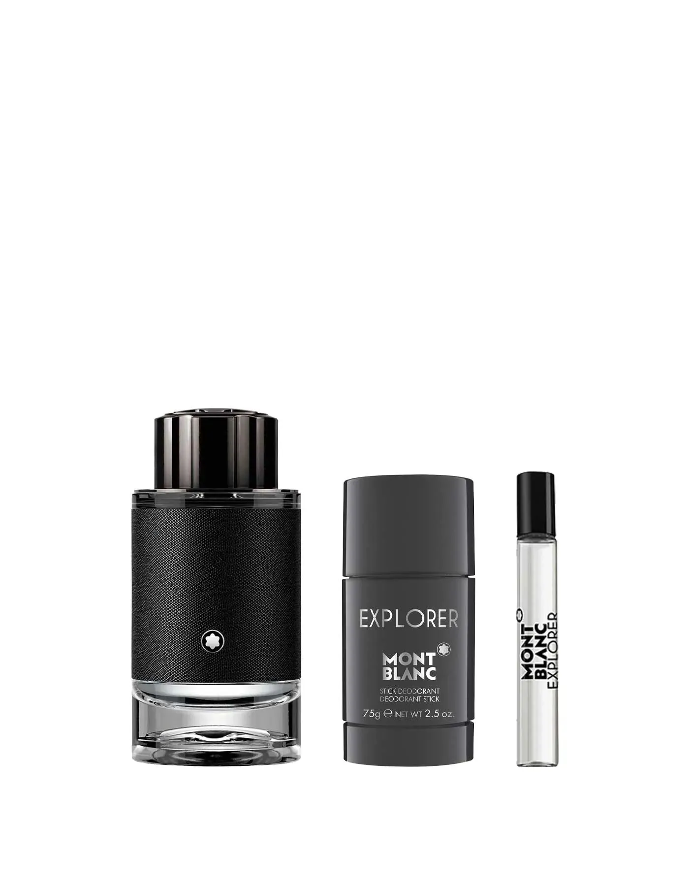 Mont Blanc Explorer Gift Set for Men - EDP 100ml   Travel Spray 10ml   Deo Stick
