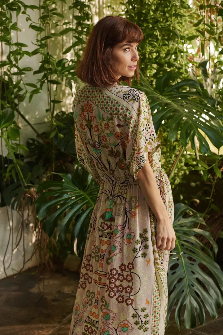 OHS String Flower Arch Sage Dress
