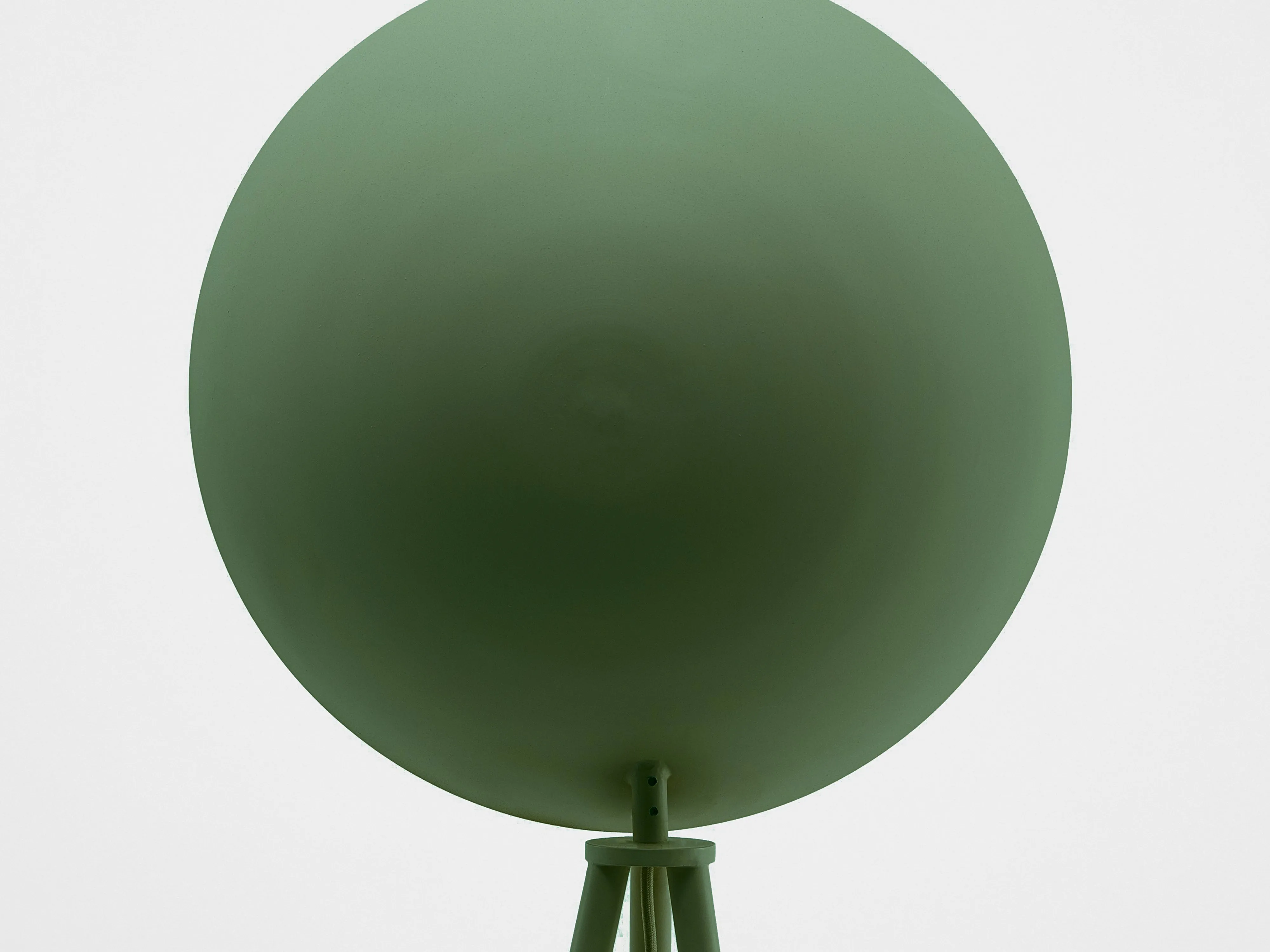 Olive green diffuser floor lamp