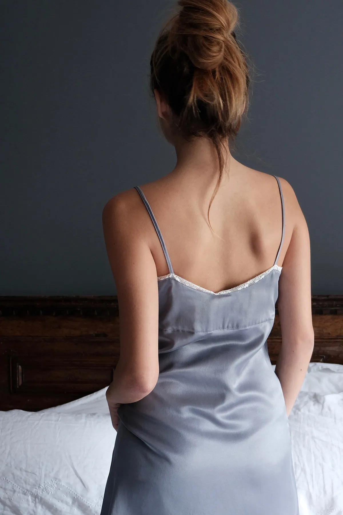 PETRA SILK SHORT SLIP DRESS - Archive