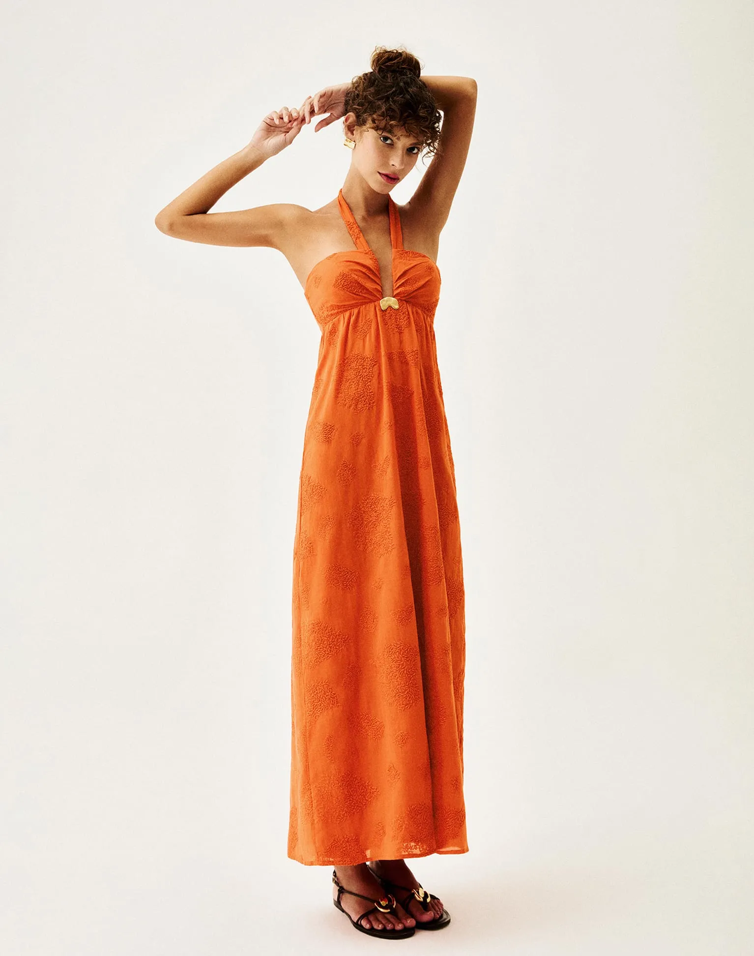 Pietra Maxi Dress - Marigold
