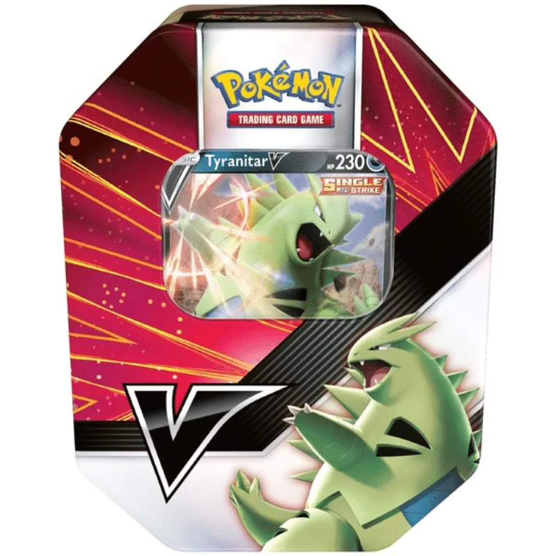 Pokemon TCG: SWSH05 Battle Styles V Strikers Tin (Tyranitar V)