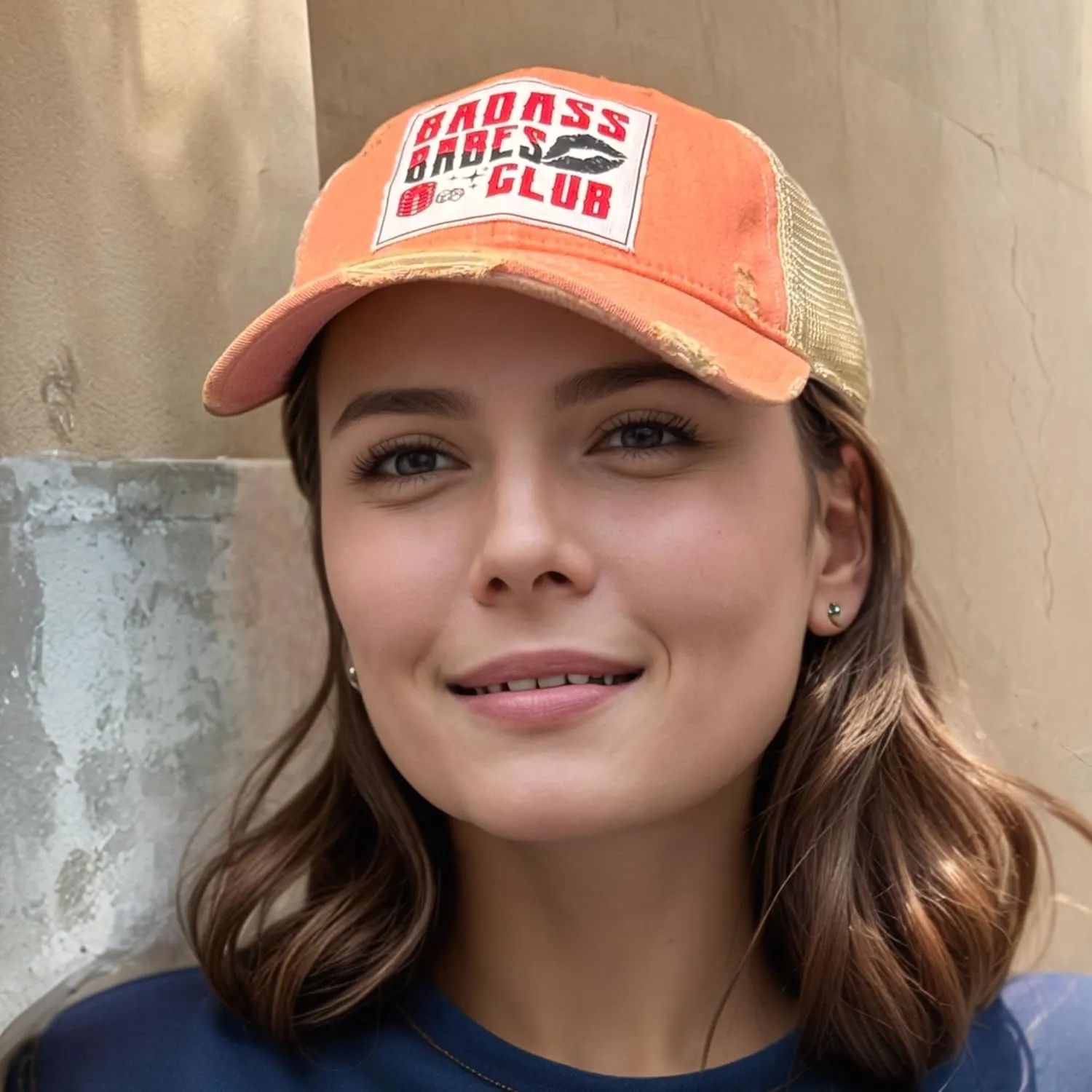 Popfizzy Funny Vintage Trucker Hats for Women and Men, Adult Humor Caps, Unisex Distressed Baseball Caps, Adjustable Snapback
