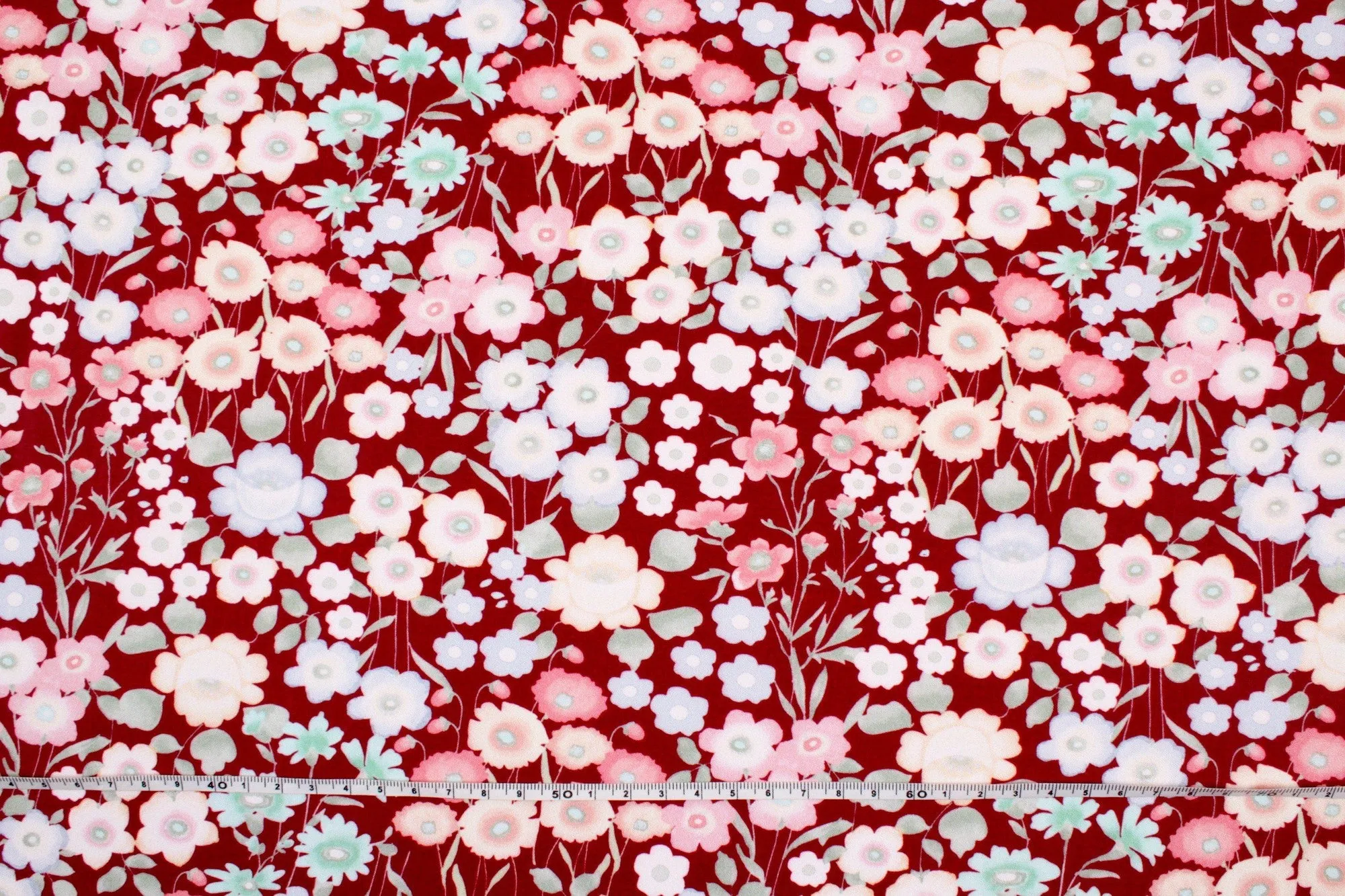 Printed Cotton Satin - Floral