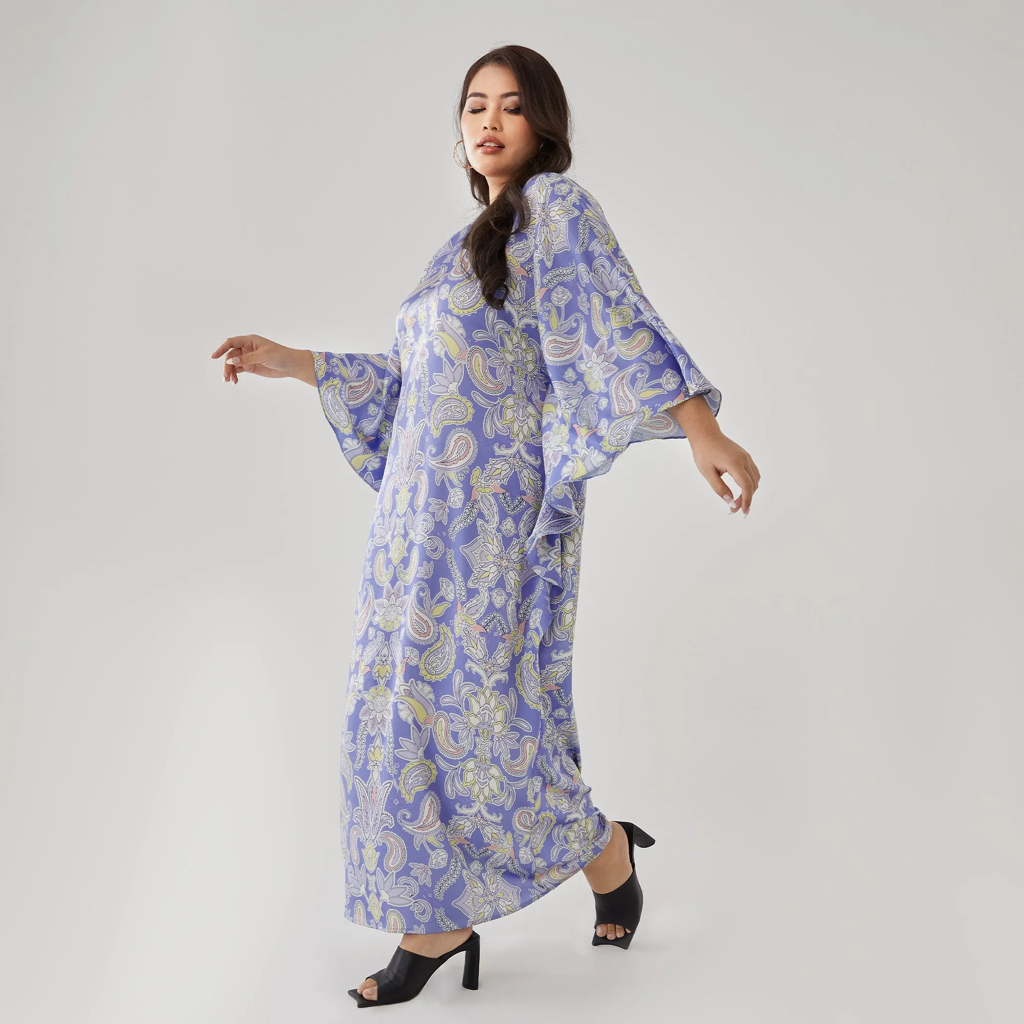 Printed Kaftan Dress