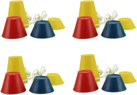 Rubber Winter Golf Tees Indoor Multi-Coloured with Different Heights -16 Pcs