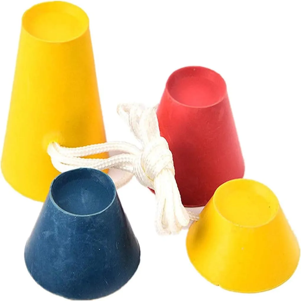 Rubber Winter Golf Tees Indoor Multi-Coloured with Different Heights -16 Pcs