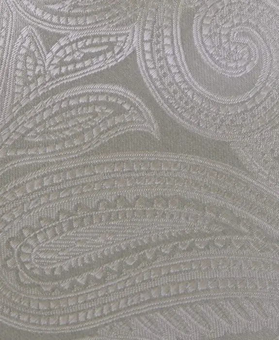 Silver Paisley Tie