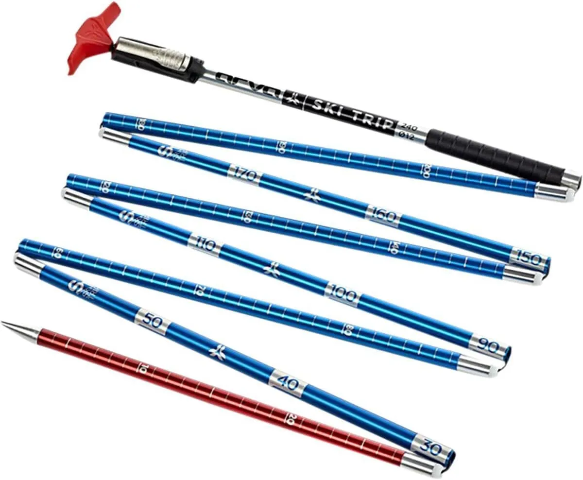Ski Trip 240 Avalanche Probe, 2.40m Long, for Winter Backcountry Skiing, Snowboarding, Snowshoeing, and Snowmobiling